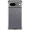 Silver Carbon Fiber Specialty Texture Material Google Pixel 7a Clear Case